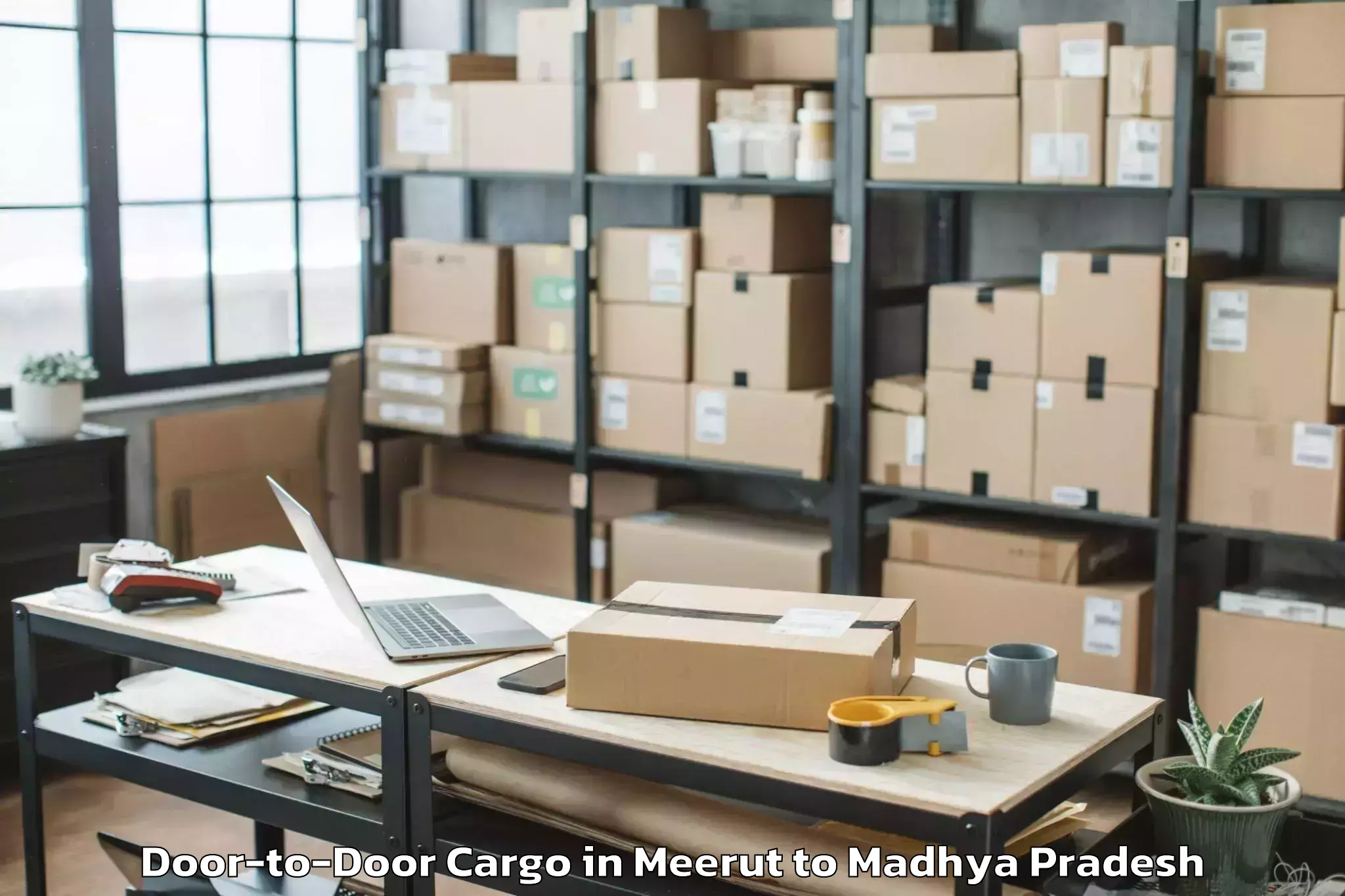 Expert Meerut to Dhimarkheda Door To Door Cargo